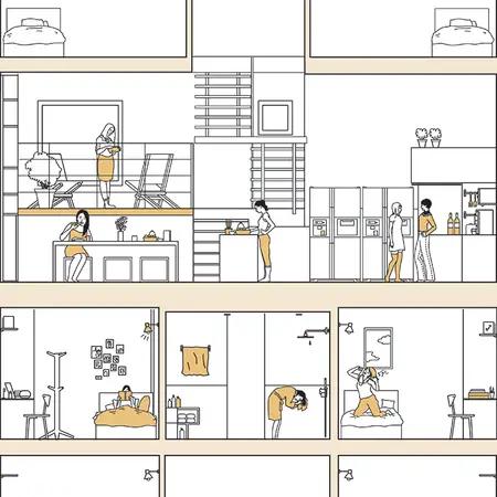 Gwanak-gu, Seoul SHAREHOUSE $396 35