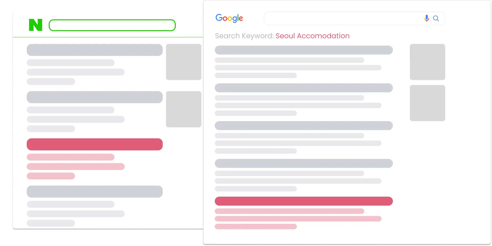 Before: Not visible in search