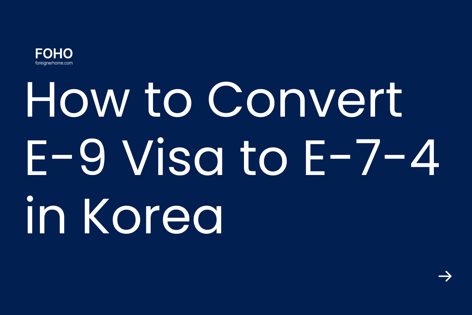 Hướng dẫn chuyển đổi visa E-9 sang E-7-4 tại Hàn Quốc